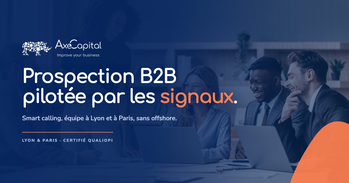Baromètre smart calling 2026 d'Axe Capital : 48 595 appels B2B